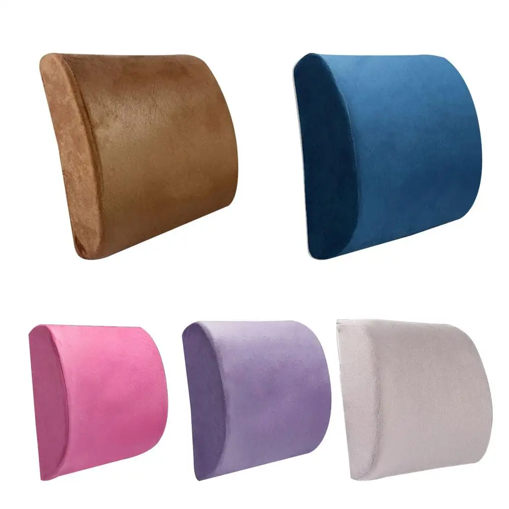 Универсальная однотонная автомобильная подушка для крепления на заднее сиденье Мягкая Подушка Декор Задняя поддержка защита авто аксессуары