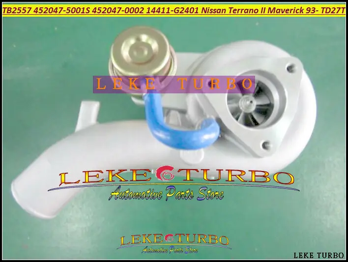TURBO TB2557 452047 452047-5001S 452047-0001 452047-0002 14411G2401 14411-G2401 For Nissan Terrano II 93- Maverick UDS UNS 93-98 TD27T 2.7L - (4)