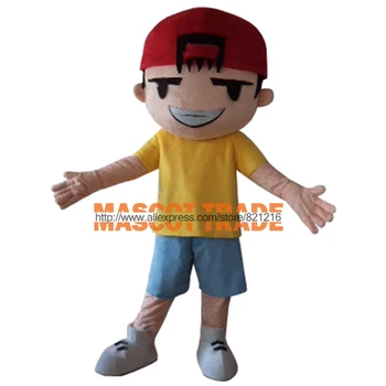 

Red Hat Cool Boy Mascot Costumes/Character Boy Costumes For Party