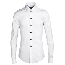 Для Мужчин's Повседневное в клетку с длинными рукавами кнопка вниз проверить рубашки топы