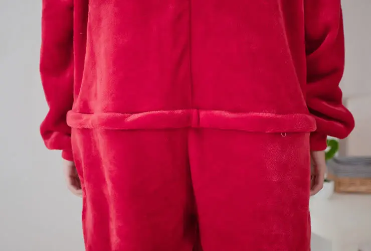 Али красная лисичка-Пижама Костюм для косплея киругуми унисекс пижамы Вечеринка ночная рубашка с карманами