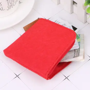 

Women Girls Cute Felt Fashion Coin Purse Wallet Bag Change Pouch Key Card Holder