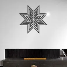 Мусульманские 3D акриловые зеркальные настенные стикеры s для гостиной домашний декор арабский с исламскими цитатами настенные наклейки зеркальные декоративные наклейки - Цвет: black