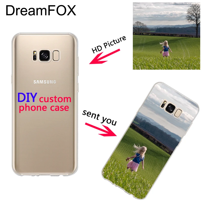 

DREAMFOX Custom DIY Print Photo Soft TPU Phone Case For Samsung Galaxy Note3/4/5/8/9/10 S5 S6 S7 S8 S9 Edge Plus Grand Prime
