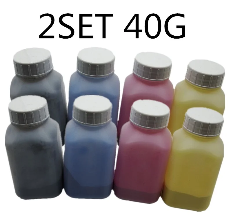 2SET 40G 4 шт заправка Цвет лазерный тонер наборы для Canon IMAGECLASS C 2500 для Цвет Laserjet Pro 4600 4610 4650 принтер - Цвет: 2SET 40G