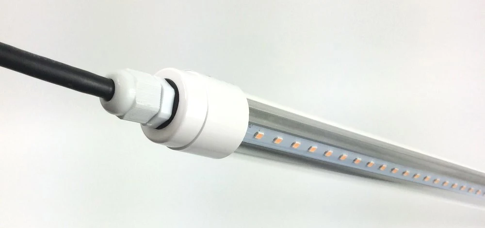 IP65 светодио дный растительные светать T8 встроенный светильник для повышенной влажностью 2ft 3ft 4ft 5ft завод ПК трубки полный спектр с 500 мм