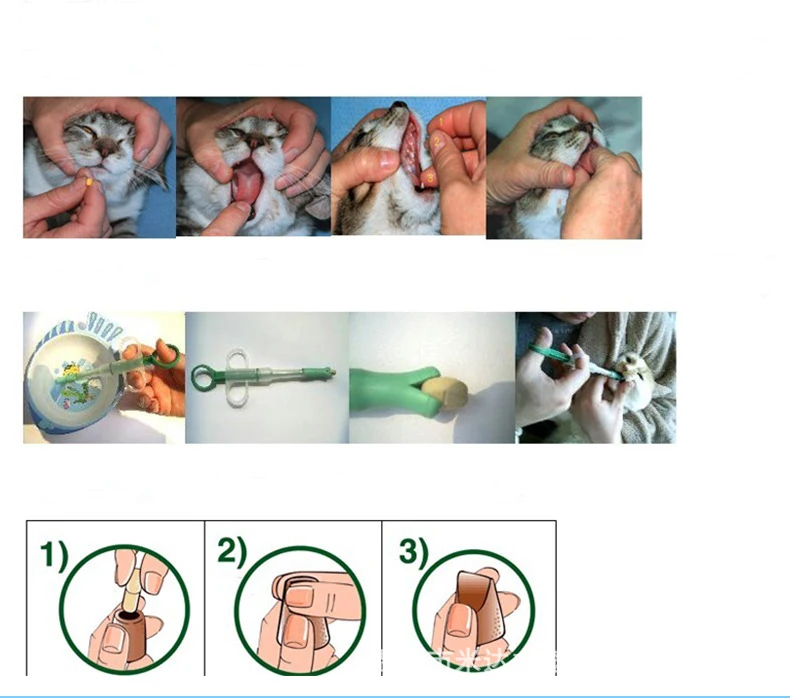 Dog Cat Pet Feeder Piller Medicine Dispenser Capsule Tablet Pill Feeding Injection Needle Kit Pet Puppy Dog Feeder (3)