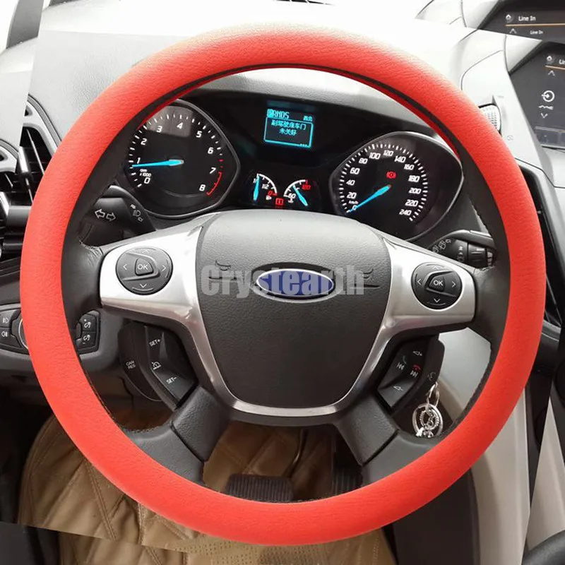 36-40 cm Car Auto Silicone Steering Wheel Glove Cover Soft Auto Steering Covers Accessories Universal For Honda Toyota BMW Jeep 36-40 cm Car Auto Silicone Steering Wheel Glove Cover Soft Auto Steering Covers Accessories Universal For Honda Toyota BMW Jeep