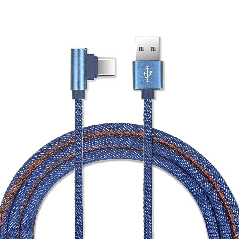 FDBRO درجة كابل يو اس بي ل فون المصغّر usb نوع C شحن شاحن L الكوع الهاتف البيانات رمز ل فون X 8 7 زائد سامسونج غالاكسي