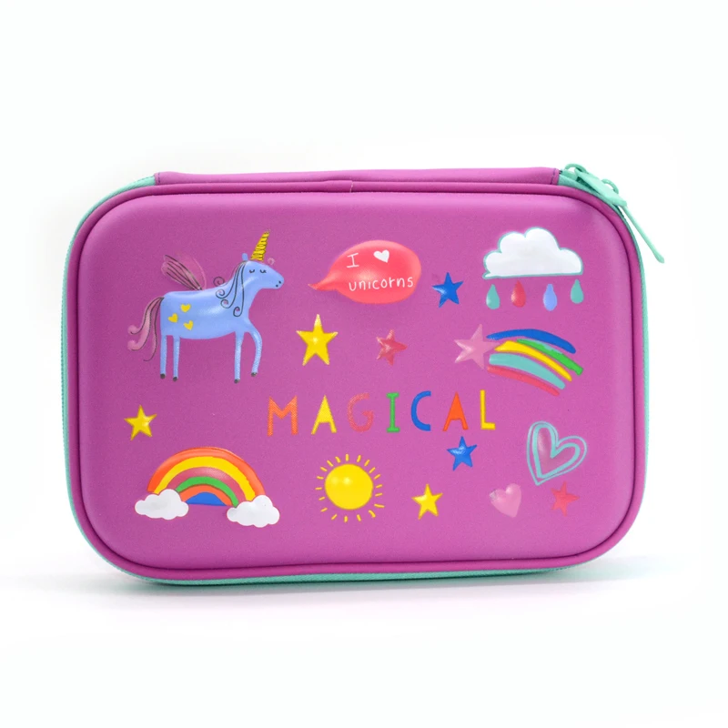 Чехол для карандашей с животными EVA estuche escolar dinosaur, чехол для карандашей Kawai trousse scolaire stylo astuccio scuola papelaria, чехол для ручек