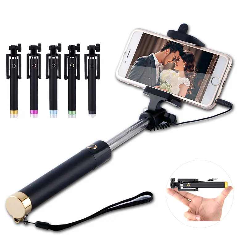 Selfie Stick Tripod FoRapid Groupie Self Portrait Extendable Wired