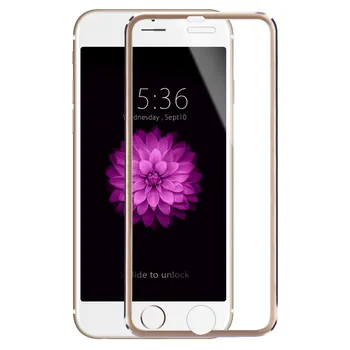 

50pcs 10D Aluminum Edge Tempered Glass For iPhone 6 7 8 Plus Full Cover Alloy Frame For iPhone X XR XS MAX Round Edge