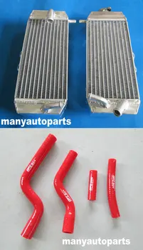 

ALUMINUM RADIATOR&SILICONE RED HOSE FOR YAMAHA YZF250 YZ250F 2007 2008 2009