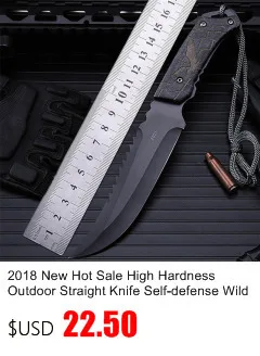 Новинка,, высокопрочный охотничий нож, нож для самозащиты, для выживания в дикой природе, для кемпинга, с деревянной ручкой, фруктовые ножи