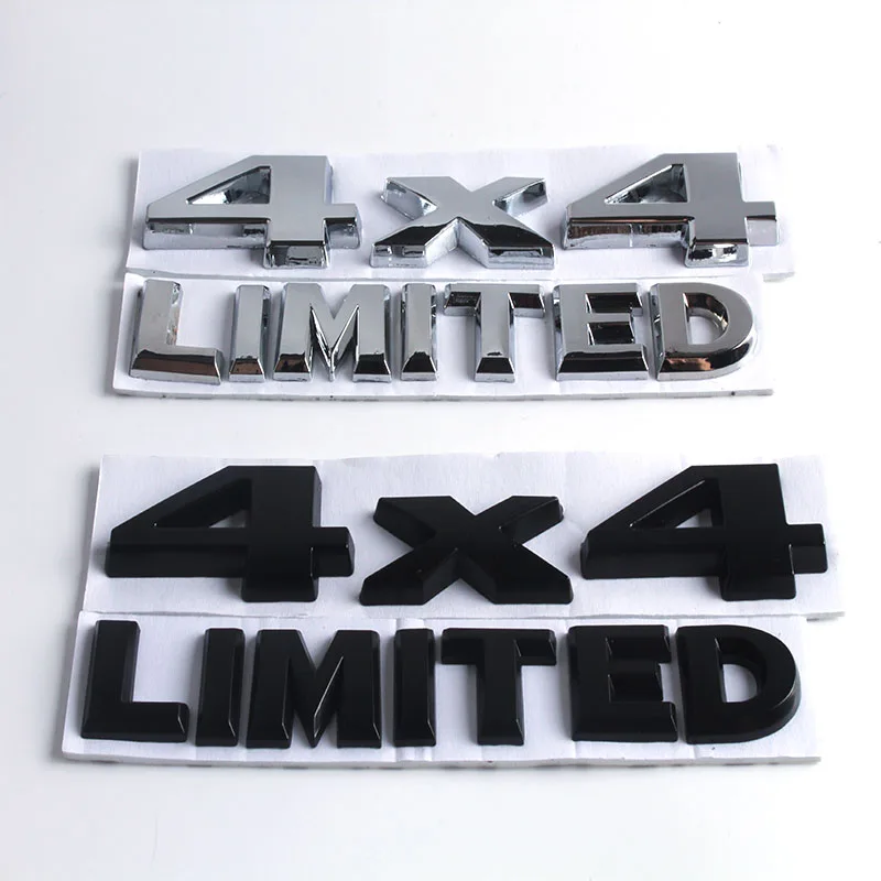 

3D Metal Car Stickers 4x4 LIMITED Tail Emblem Badge Decals Car Tail Sticker for Jeep Grand Cherokee Wrangler Ford Car Styling