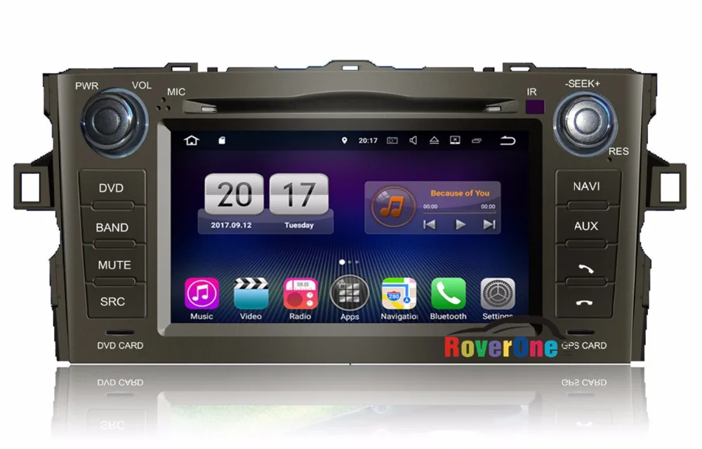 Flash Deal For Toyota Auris 2008 - 2012  Android 7.1 Autoradio DVD Automotivo Car Radio with Bluetooth Navigation PhoneLink Backup Camera 1