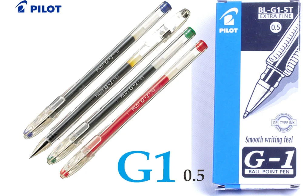 12x Gel ink Pen 0.5MM Original Japan Pilot BL G1 5T signature pens 4
