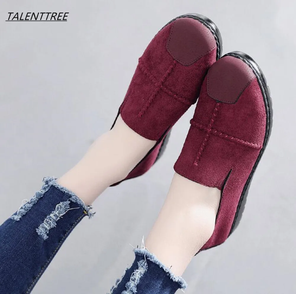 

2018 Summer Retro sapatos Women moccasins Shoes Woman Flat slip on Loafer Ballet flat shoes loafers footwear large size 35-41