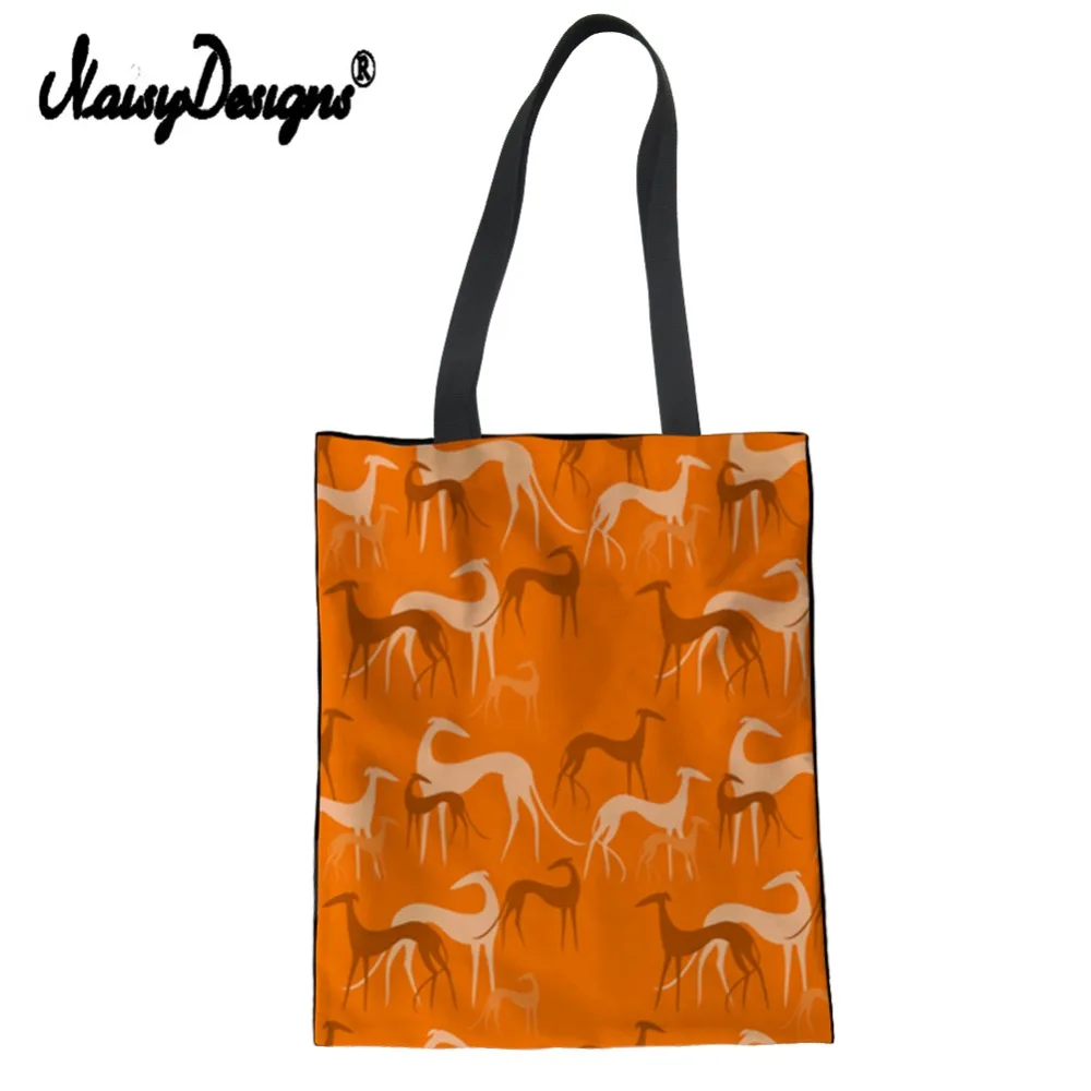 Бесшумный дизайн, Повседневная Большая Сумка-тоут для женщин, принт «Домашние животные»,, на заказ, Холщовая Сумка, Женская дорожная сумка через плечо, модная женская