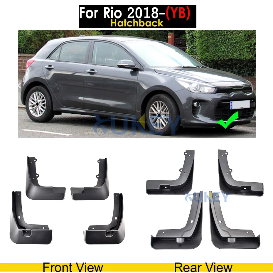 Брызговики XUKEY для Kia Rio Soul Cerato Spectra Forte Optima Sportage K3 K5 X-line KX Cross Брызговики - Цвет: For Rio 2018- Hatch