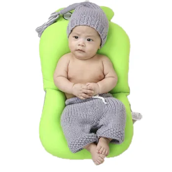 

Newborn Non-Slip Bathtub Support Cushion Mat Cartoon Frog Infant Baby Bathroom Bath Tub Seat Bathing Net Blooming Mat Free Ship