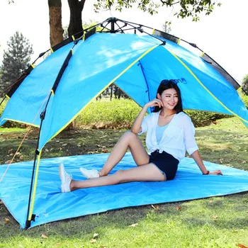 

2018 Outdoor Waterproof Camping Mat Foldable Picnic Pads Sand Free Mat Blanket Pad for Beach Tent Hiking+Storage Bag 215*215c