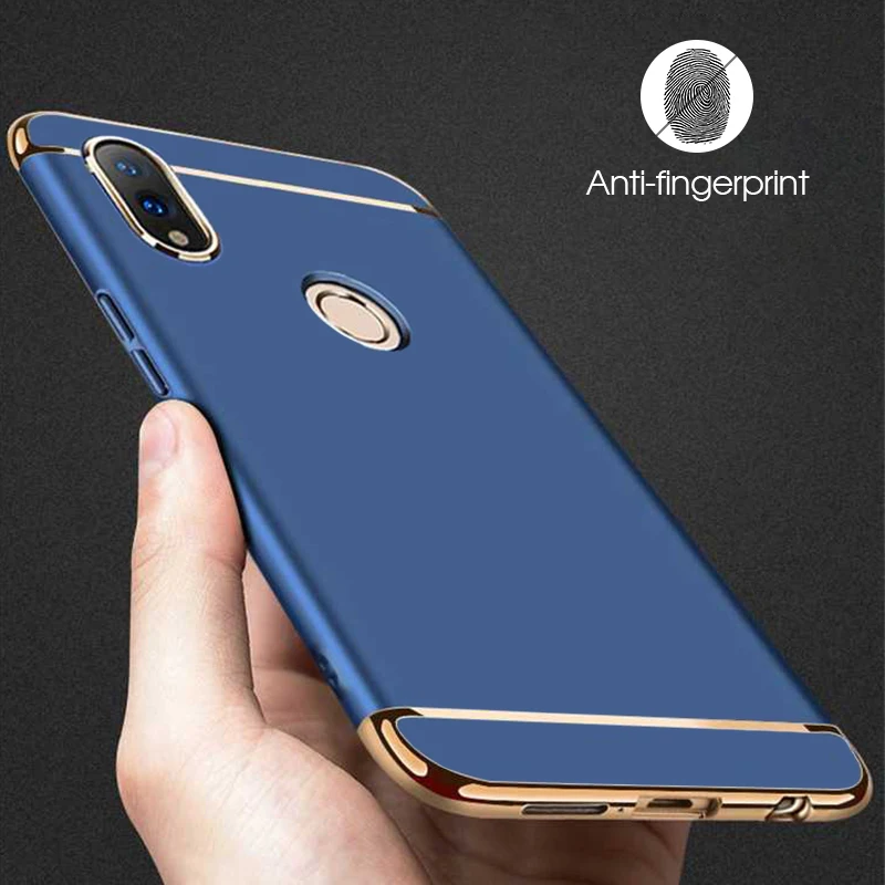 

3 in 1 Case For Huawei Honor 8X 8C 10 9 8 Lite 7X V10 Hard PC Cover For Huawei Mate 20 Pro 10 Lite P20 Pro P10 P8 Nova 3 3i Case
