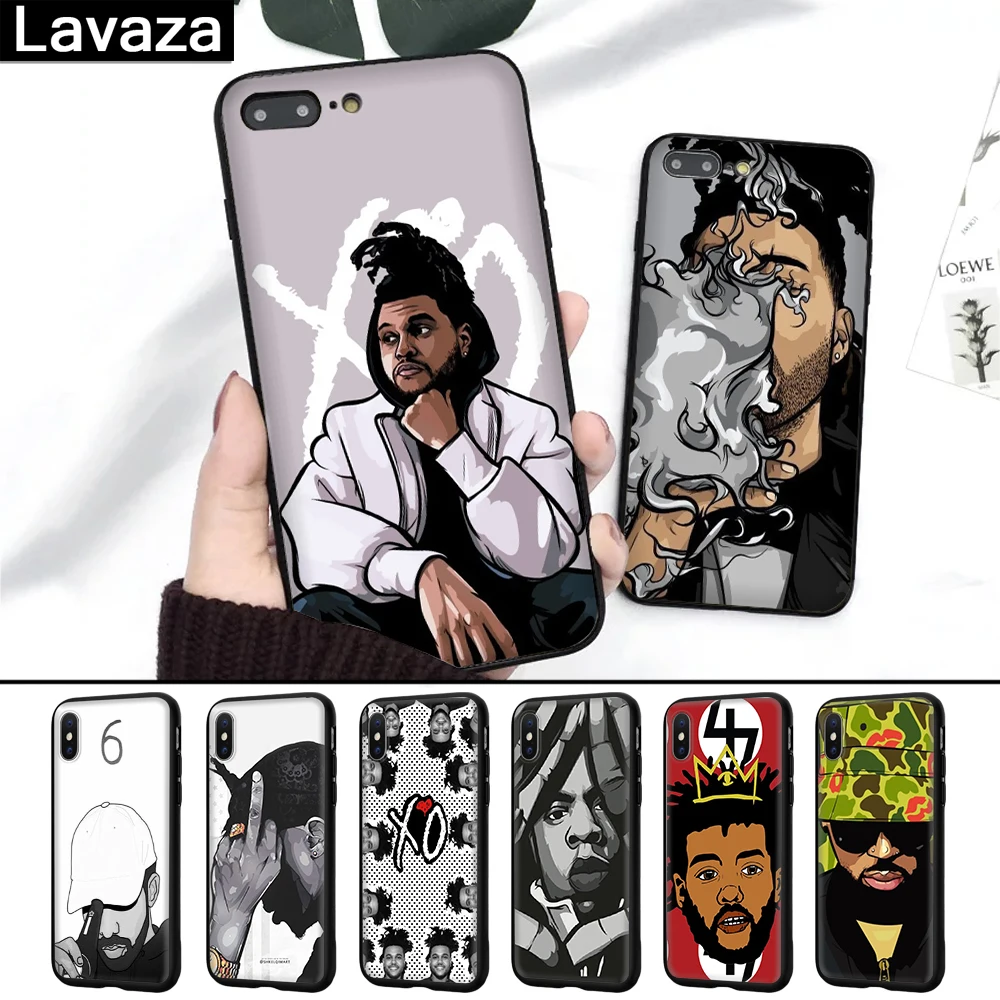 

Lavaza Hip Hop Rapper Dope Print Rubber Silicone Case for iPhone 5 5S 6 6S 7 8 Plus X XR XS Max
