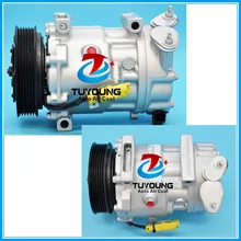 Para Peugeot 207 208 2008 307 308 3008 406 407 508 5008 607 807 SD7C16 1355 compressor de ar condicionado 98883 98886 9678656080