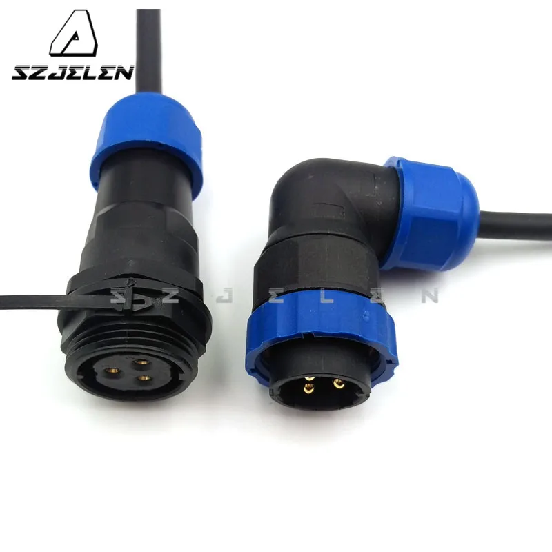

SD20TA-ZP ,3-Pin Waterproof Connectors , LED Cable Connector Plug Socket, Automotive Connectors Male & Female 3pin