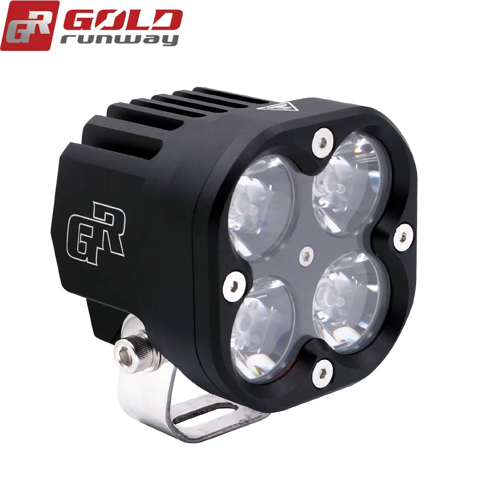 GOLDRUNWAY X4 12V 4200lm Spot/Flood/Combo Fog вспомогательный свет в сборе лампы 40 Вт двигатель Led для BMW R1200GS/ADV/F800GS Moto