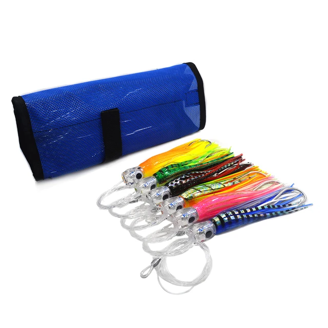 Fishing Skirts Trolling Lures, Fishing Lures Mesh Bags