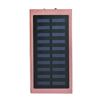 Внешний внешний аккумулятор 20000 мА/ч, двойное USB быстрое зарядное устройство, внешний аккумулятор, смартфон, быстрая зарядка, светодиодный светильник - Цвет: pink