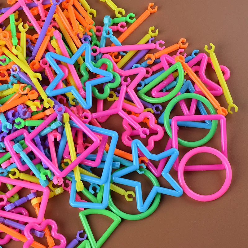 MOTOHOOD 420pcs Plastic Block Magic Building Block Sets Models & Building Toy For Children Enlighten Educational Toys Star Round (8)