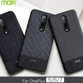 

For Oneplus 7 Case For Oneplus 6 Case 6T 5T 5 Cover Hard Back Cover For Oneplus Series Cloth Fabrics Gentleman 6T Case 5T 7 Pro