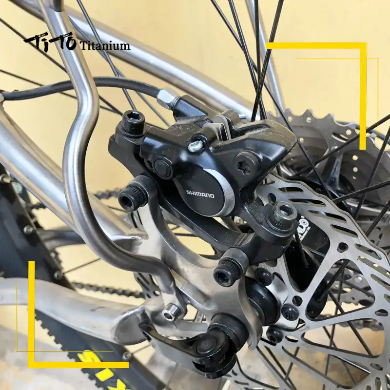 titanium pannier rack