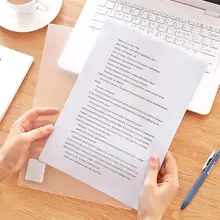 Г-образный папка A4 шкафчики для хранения документов(рукав Водонепроницаемый-и пыленепроницаемости: монолитный зажим прозрачный одно-зажим для бумаги Единая упаковка