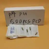 500PCS PCD Coper 14Pin Manual Eyebrow Tattoo Needles Microblading Blade For 3D Eyebrow Embroidery Permanent Makeup Needle