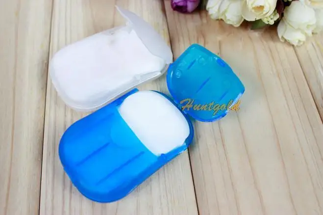 

2Pcs Compact Laundry Hand Washing Scented soap sheet Slice Foaming soap flakes Random