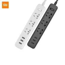 Xiaomi power Strip розетка с 3 USB 2A Быстрая зарядка стандартный удлинитель розетка power Strip Домашняя электроника