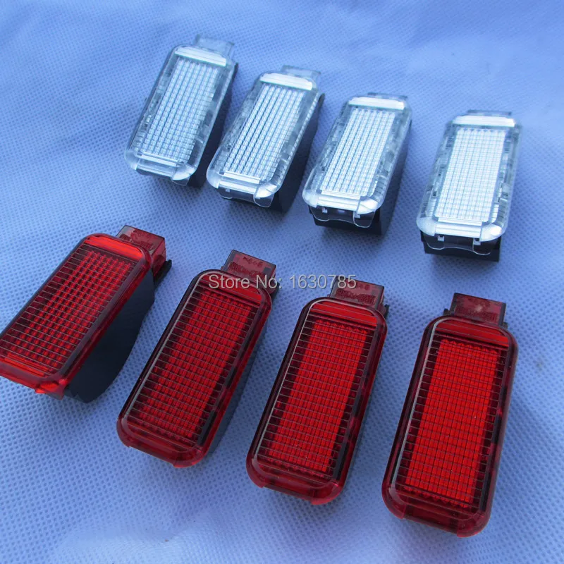 8Pcs New Door Warning Light interior LAMP LIGHTS For AUDI A3 A4 A5 A6