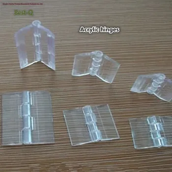 

Free shipping Transparent acrylic hinge / organic glass / plastic hinge transparent organic