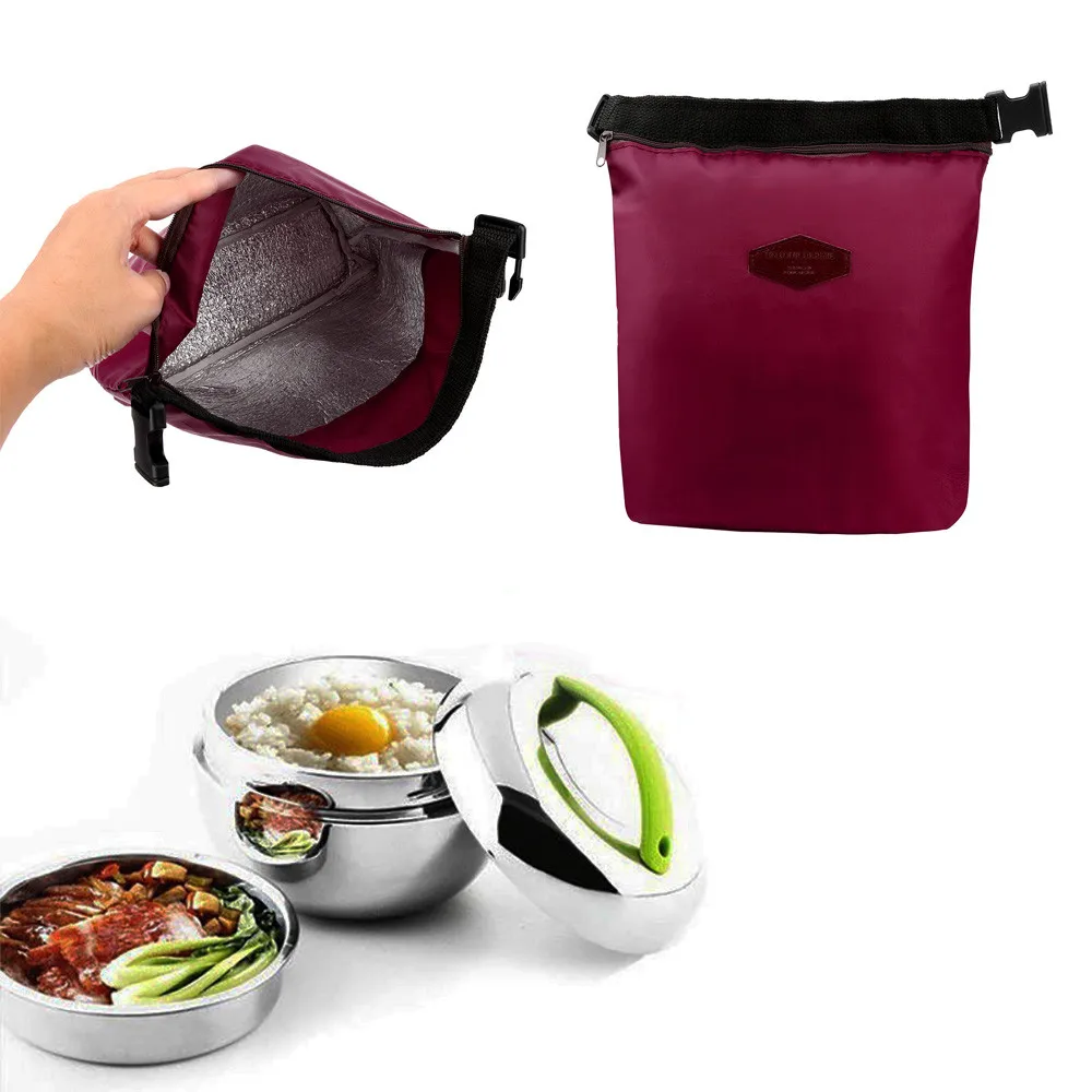 

Portable Insulated Cooler Lunch Box Tote Picnic Storage Bag Pouch Lunch Bags Food Women Thermal Dinner Box Kids Milk Case#p7