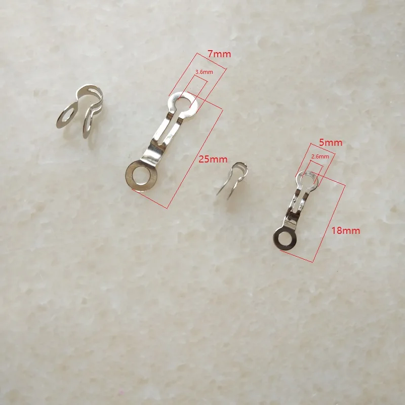 

2.4mm 3.2mm metal beads connector with hookS Metal sting beads Connectors Ball Beads Chain Necklace Bead Connector