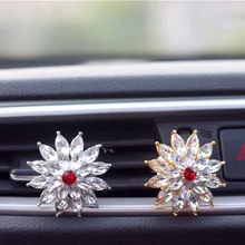 Привлекательный дизайн милый автомобиль любящий подарок воздушный выход ароматный парфюм Красивый Подсолнух освежитель губ Диффузор нетоксичный