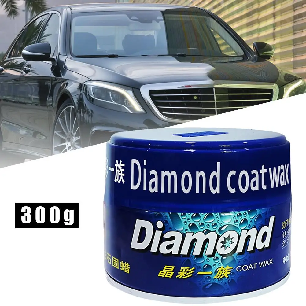 Carnauba Car Wax 300g Crystal Hard Wax Crystal Plating Set Hard Glossy Paint Care Coating Tiny Scratch Repair car wax