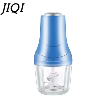 

JIQI Electric Meat Cutter Gralic Chopper Mincer Juicer Mixer Automatic Grains Spices Grinder Crusher Baby Food Blender Processor