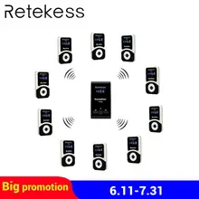 RETEKESS Беспроводной гид Системы FM Аудио Язык интерпретация Системы для Конференции церковный музей проведение экскурсий образования