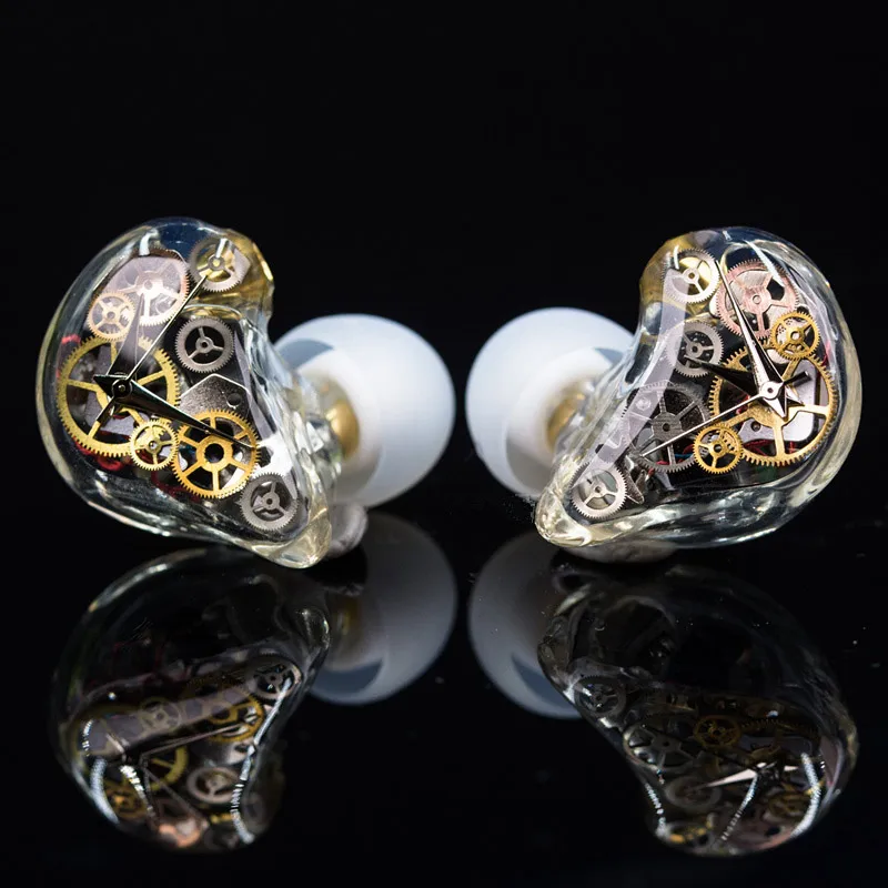 

2017 DIY In Ear Earphone Hybrid Drive Unit DIY HIFI Monitor Printing With Gear 1DD Customized With MMCX Interface