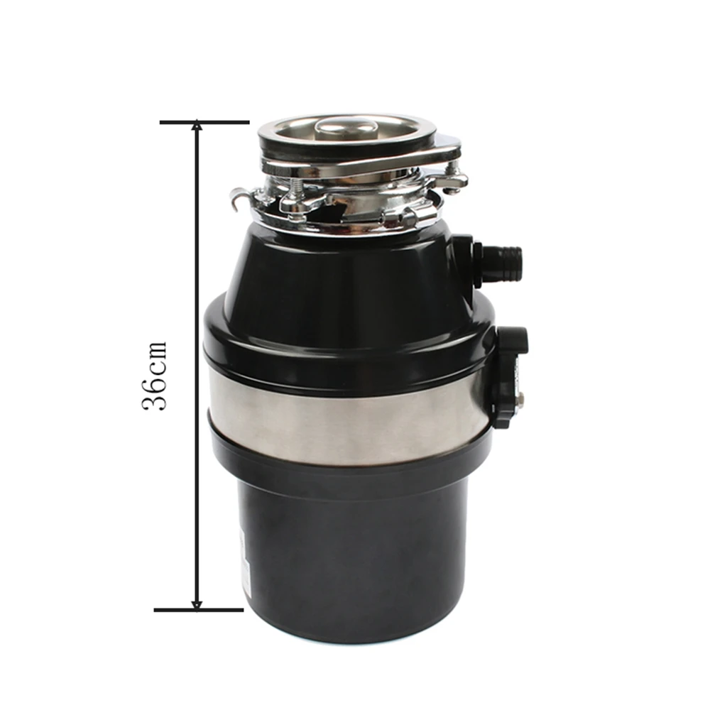 HIMOSKWA Food Waste Disposer 370W Food Residue Garbage Processor Sewer Rubbish Disposal Crusher Gri - 32874150922